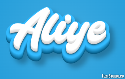 Aliye Efekt tekstowy
