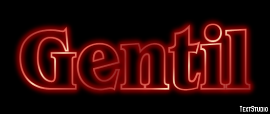 Gentil Effet de Texte