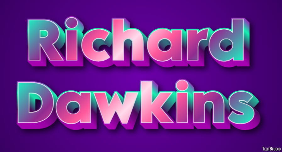 Richard Dawkins Text Effect