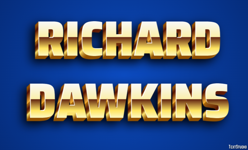 Richard Dawkins Text Effect