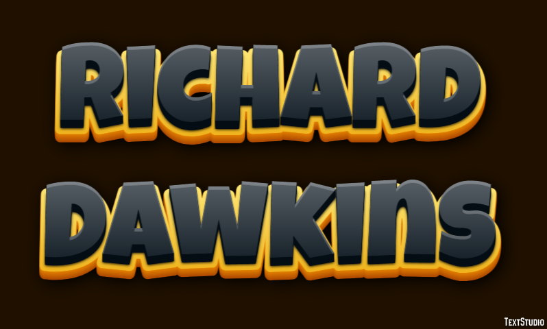 Richard Dawkins Text Effect