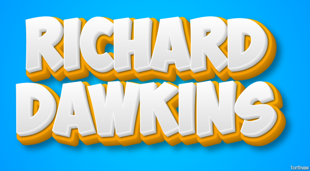 Richard Dawkins Text Effect