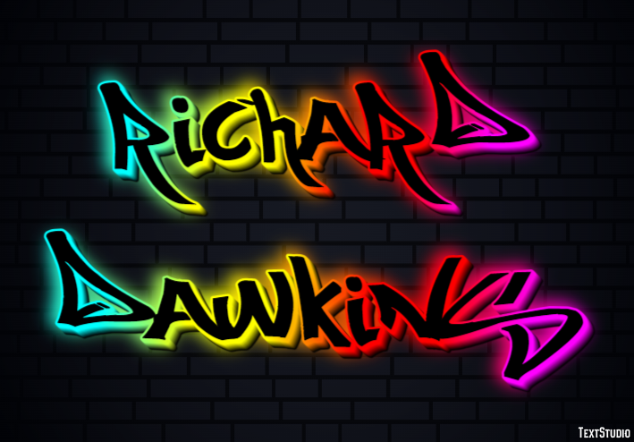Richard Dawkins Text Effect
