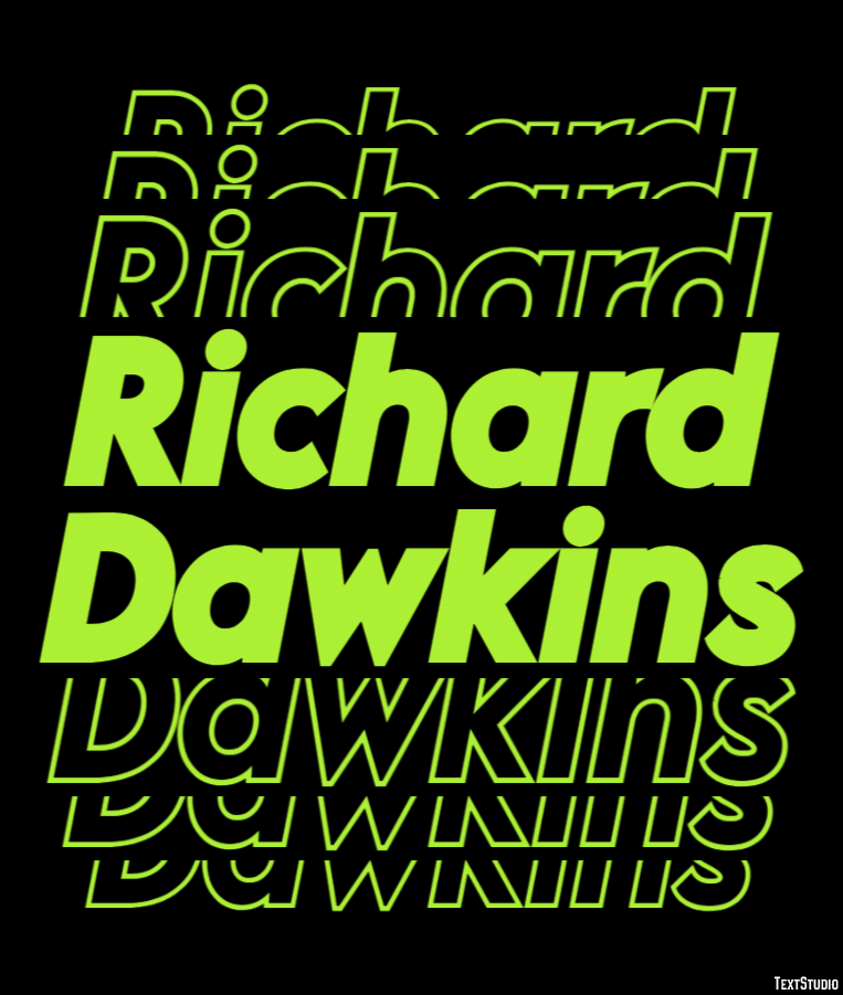 Richard Dawkins Efecto de Texto