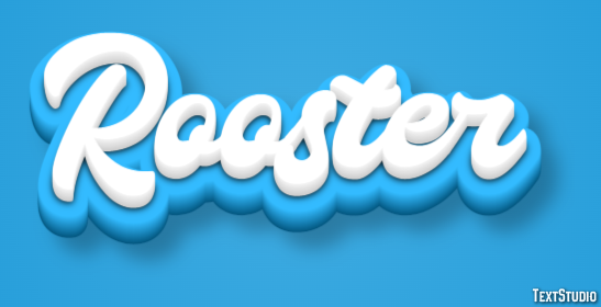 Rooster Efekt tekstowy