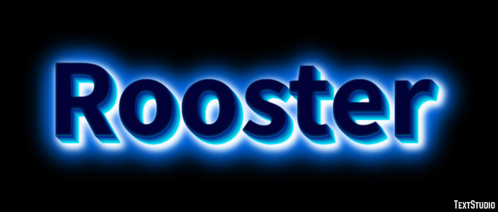 Rooster Efekt tekstowy