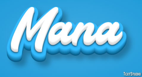 Mana Text Effect