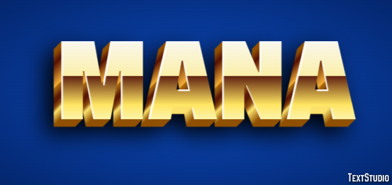 Mana Text Effect