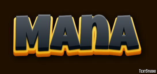 Mana Text Effect