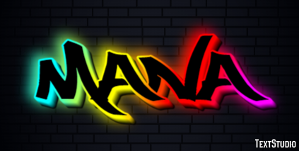 Mana Text Effect