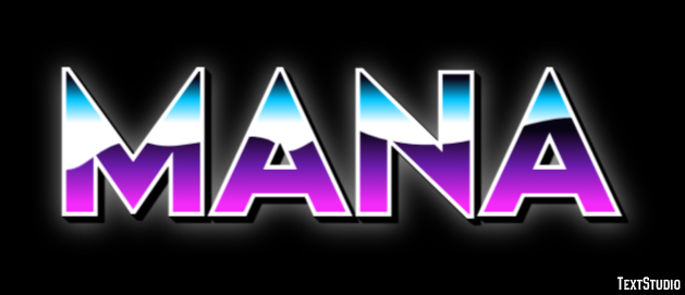 Mana Text Effect