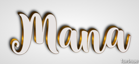Mana Text Effect
