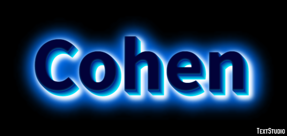 Cohen Text effect