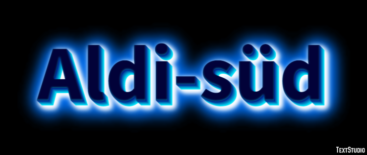 Aldi-süd Text Effect