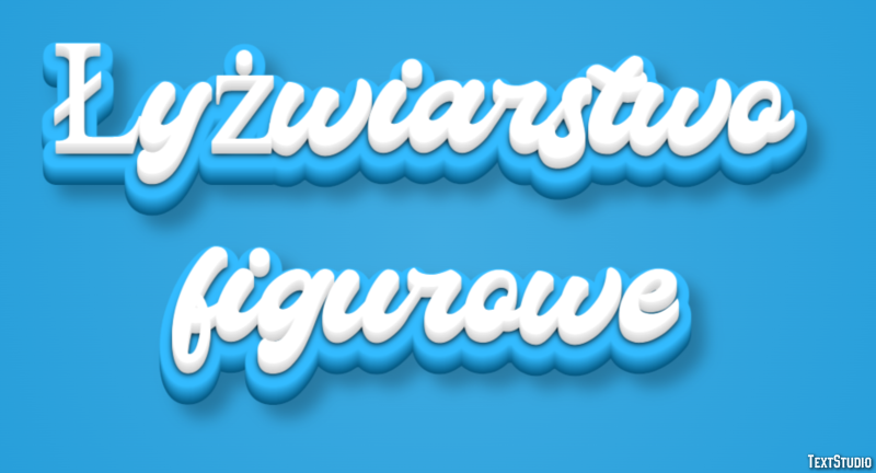 Łyżwiarstwo figurowe Efekt tekstowy