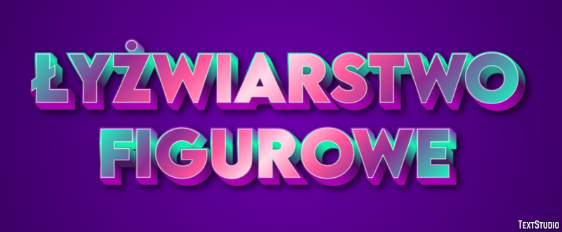 Łyżwiarstwo figurowe Efekt tekstowy