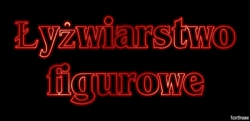 Łyżwiarstwo figurowe Efekt tekstowy