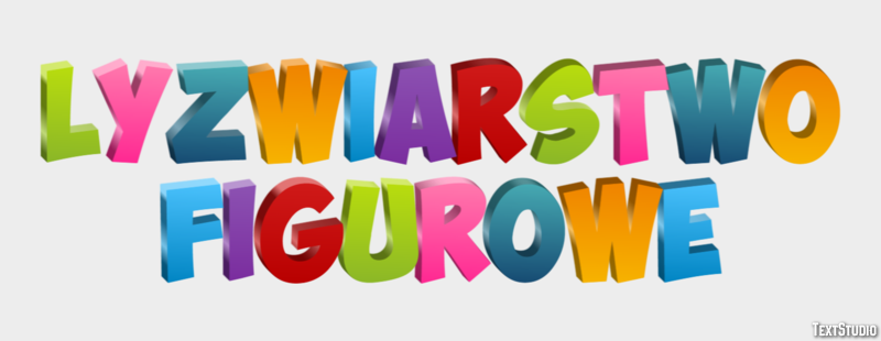 Łyżwiarstwo figurowe Texteffekt