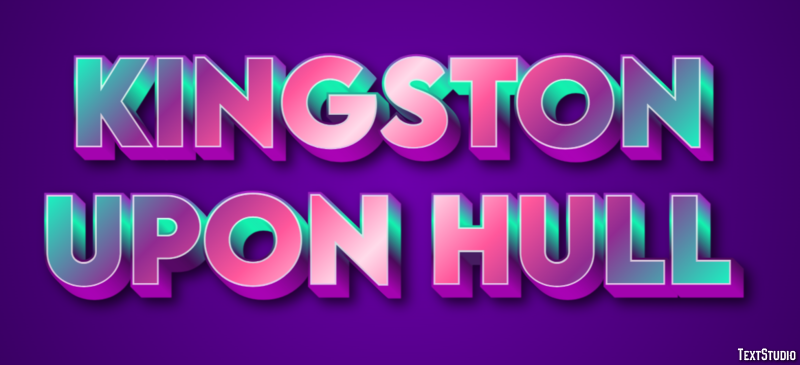 Kingston upon Hull Effetto testo