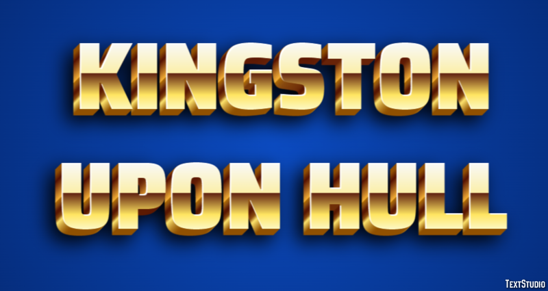 Kingston upon Hull Effetto testo