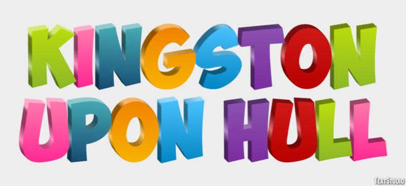 Kingston upon Hull Effetto testo