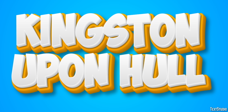 Kingston upon Hull Tekst Effect
