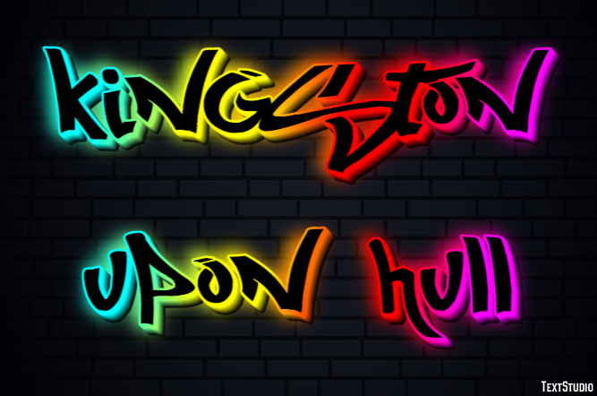 Kingston upon Hull Tekst Effect