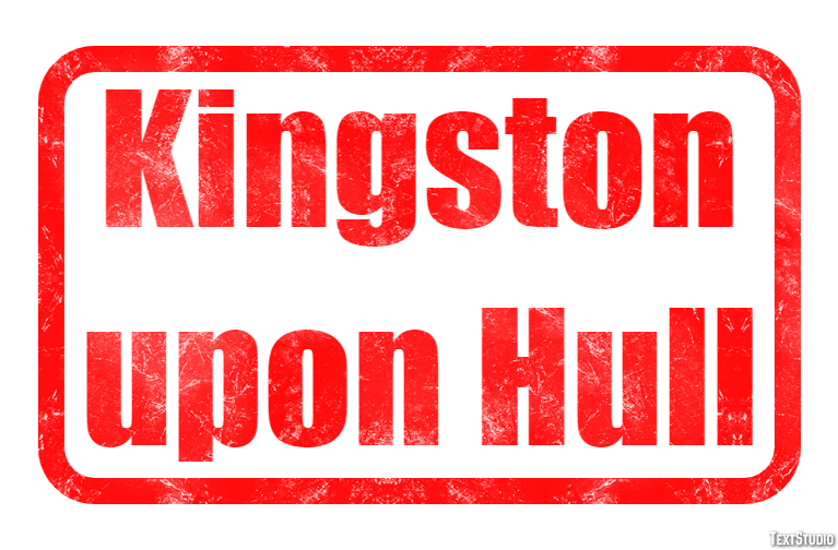 Kingston upon Hull テキスト効果