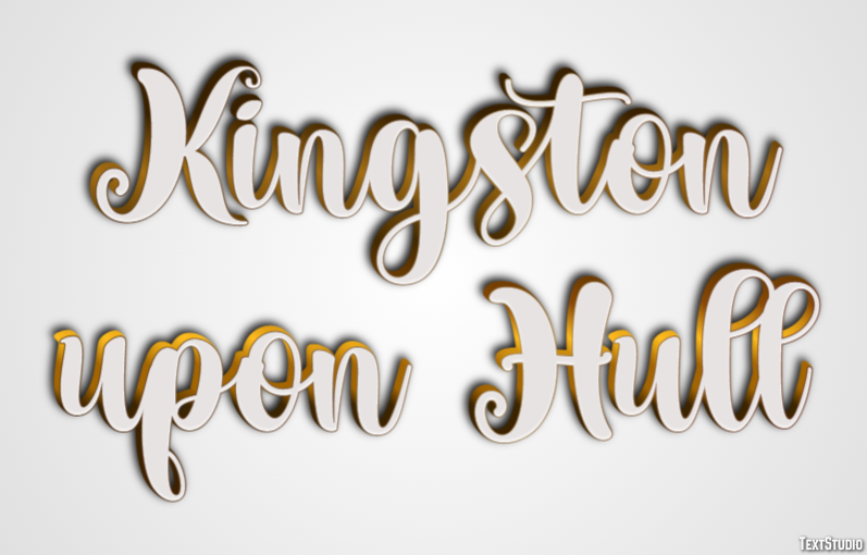 Kingston upon Hull Effetto testo
