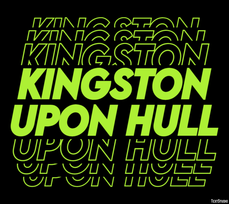 Kingston upon Hull Effetto testo