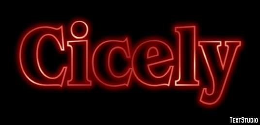 Cicely Text Effect
