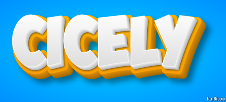 Cicely Text Effect