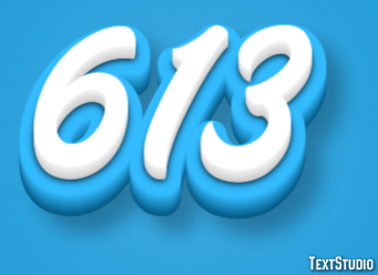 613 Efeito de texto