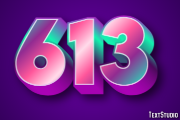 613 Text Effect
