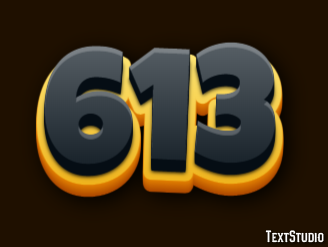 613 Efeito de texto
