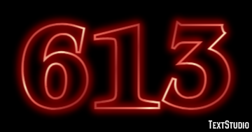 613 Text Effect