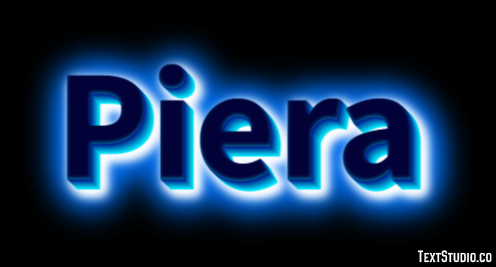 Piera Effetto testo