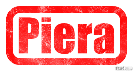 Piera Effetto testo