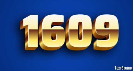 1609 Text Effect