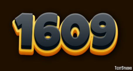 1609 Text Effect
