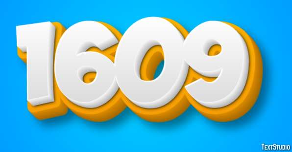 1609 Text Effect