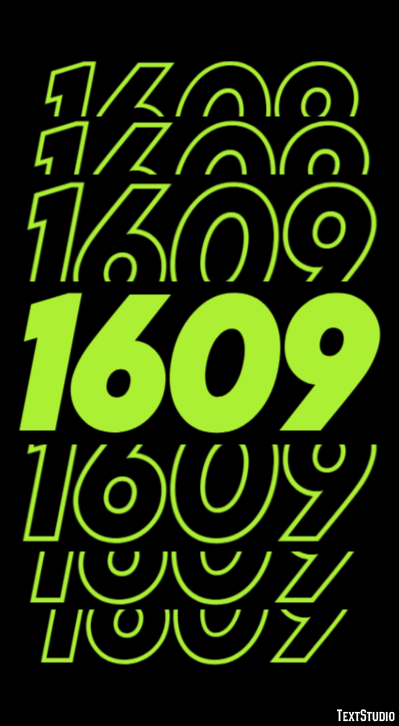 1609 Text Effect
