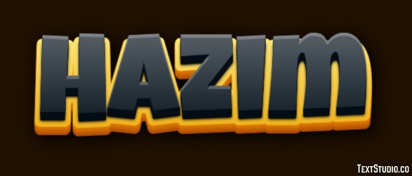Hazim Effetto testo