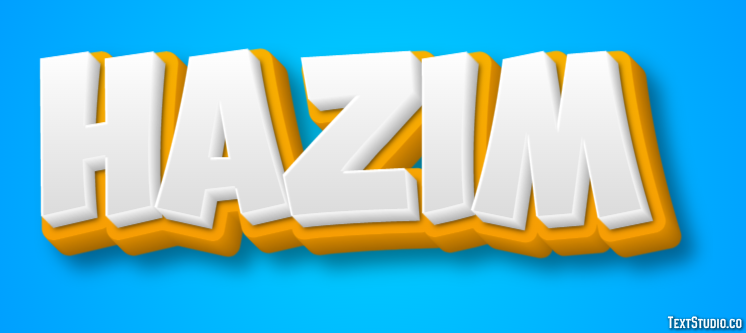 Hazim Effetto testo