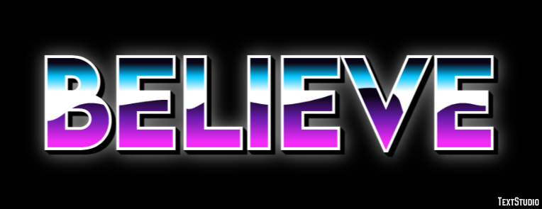 Believe Text Effect