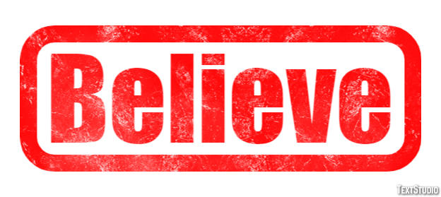 Believe Text Effect