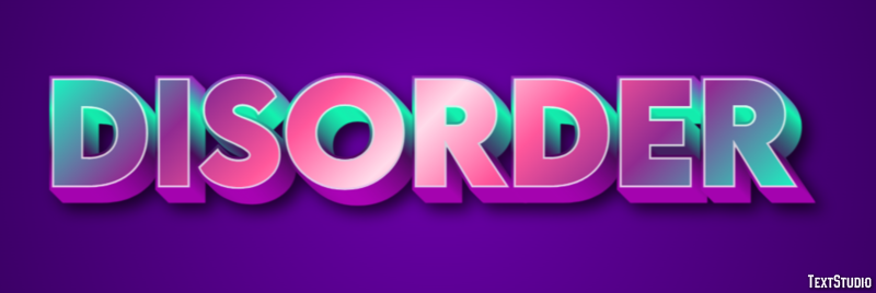 Disorder Texteffekt