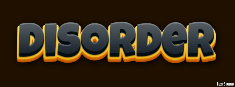 Disorder Texteffekt
