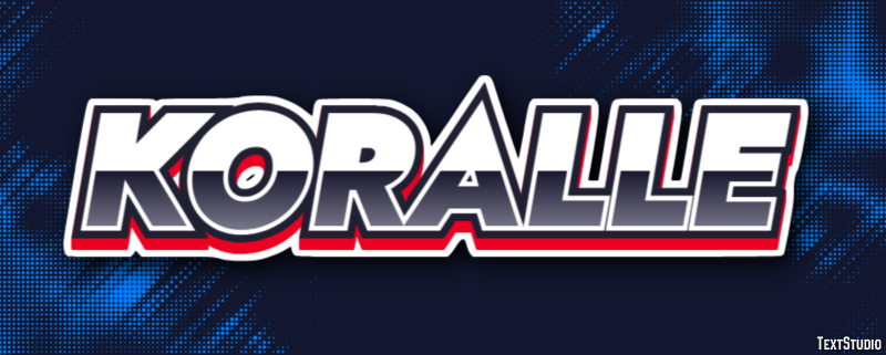 Koralle テキスト効果