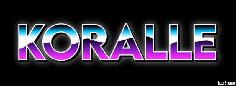 Koralle テキスト効果
